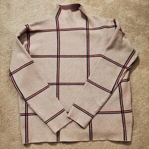 Tahari Mock Neck Sweater Size L